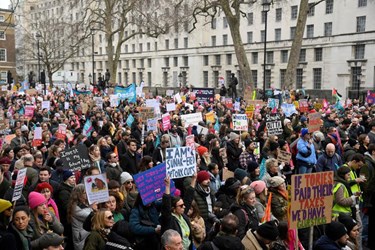 UK's Teachers, Civil Servants Join Mass Strike 
