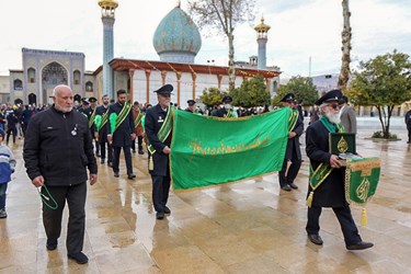 آئین  میهمانی لاله هادر حرم حضرت شاهچراغ ( ع) 