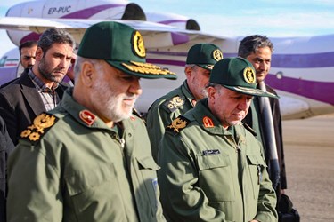 بازدید سرلشکر سلامی از مناطق زلزله‌زده خوی 