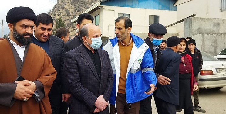 بازدید رئیس سازمان مدیریت بحران از مناطق رانشی پل‌سفید و زیرآب