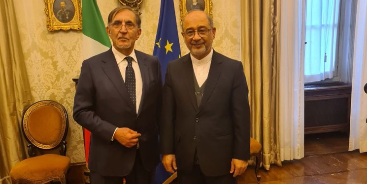 دیدار سفیر ایران با رئیس سنای ایتالیا