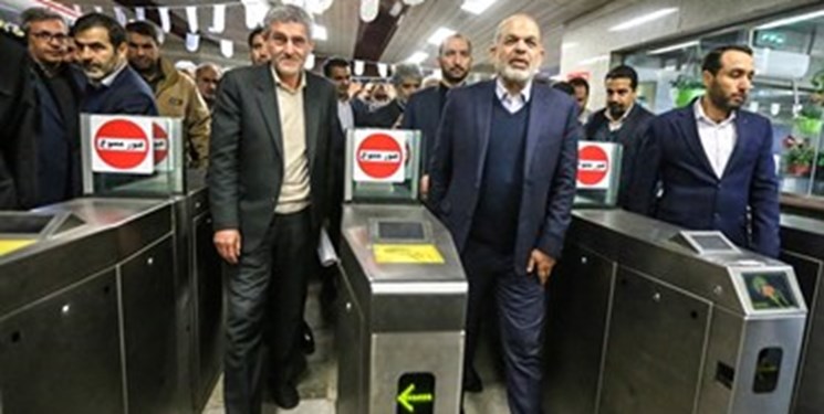 افتتاح خط دو مترو شیراز با حضور وزیر کشور