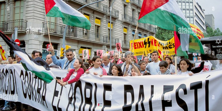 حمایت‌ جهانی از فلسطین؛ بارسلون روابط با تل‌آویو را قطع کرد