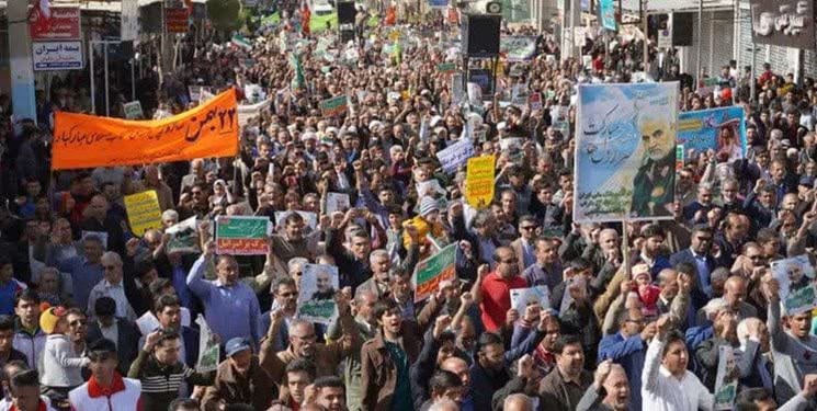 جلوه حضور مردم داراب در جشن سالروز پیروزی انقلاب اسلامی + فیلم