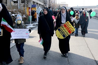 حضور«دهه نودی و هشتادی‌ها» در راهپیمایی 22 بهمن