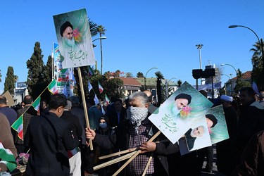 راهپیمایی مردم نوشهر در روز 22 بهمن 