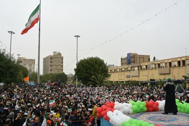 اجرای «سلام فرمانده» در مسجد جامع خرمشهر