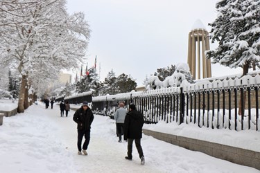 «همدان» پس از بارش سنگین برف