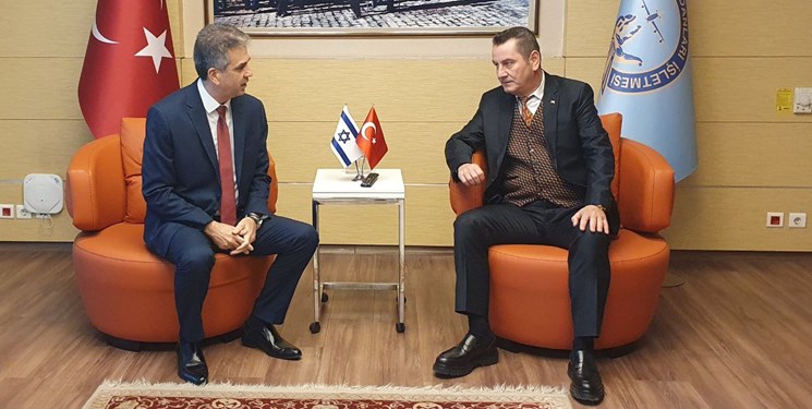 وزیر خارجه رژیم صهیونیستی به ترکیه سفر کرد