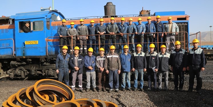 بازسازی لکوموتیو شرکت توسط تلاشگران مدیریت راه آهن و ترابری