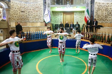 بازدید الگ ماتیستین وزیر ورزش روسیه از زورخانه سنتی ایران