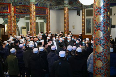 حضور آیت الله سیدابراهیم رئیسی در مسجد تاریخی «دونگ سی» پکن
