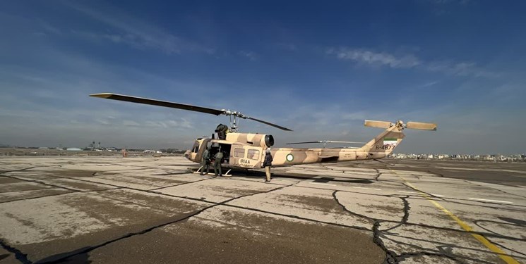 معاون عملیات هوانیروز ارتش: بالگردهای ما با تمام توان در حال امدادرسانی به مردم گرفتار در برف هستند