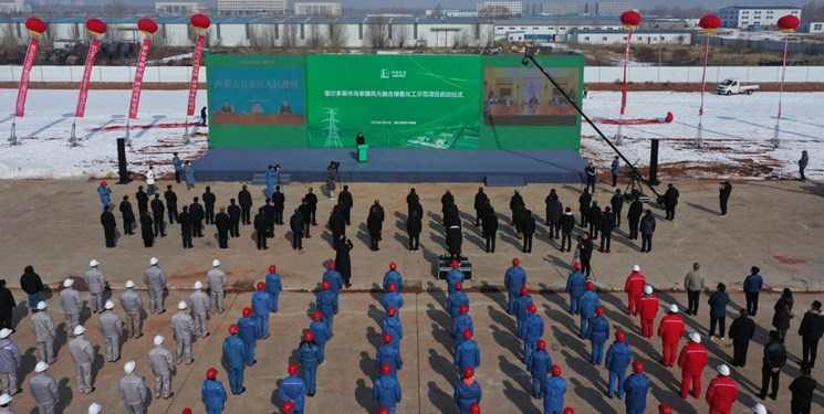 آغاز اجرای بزرگترین پروژه هیدروژن سبز جهان در شمال چین
