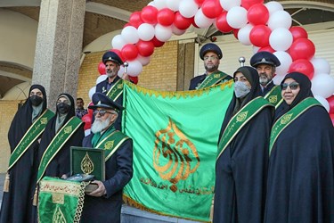 آیین اعزام 60 زوج دانشجوی دانشگاه شیراز به مشهد مقدس