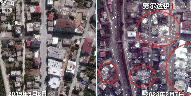 فناوری ماهواره‌ای چین به کمک زلزله‌زدگان ترکیه آمد