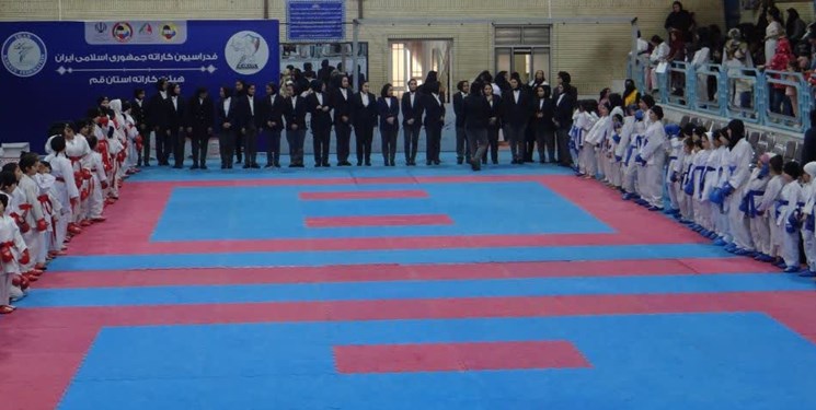 برگزاری مسابقات قهرمانی کاراته قم با حضور بیش از ۵۰۰ ورزشکار