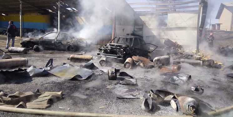 مصدومیت سه نفر در انفجار کارگاه ال پی جی در همدان/ ۷۰ کپسول منفجر شد