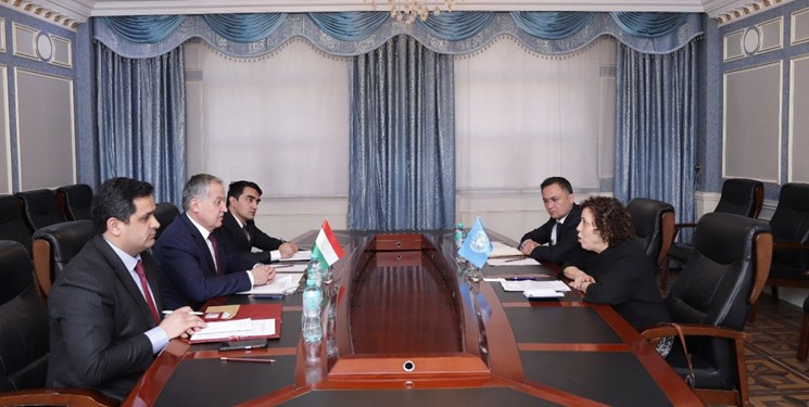 دیدار وزیر خارجه تاجیکستان و هماهنگ‌کننده دائم سازمان ملل