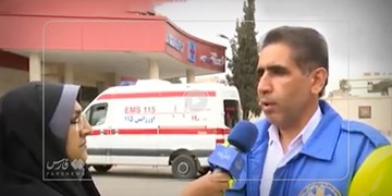 فیلم| آخرین وضعیت مصدومان سقوط بالگرد در کرمان