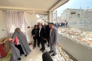 بازدید نماینده رییس جمهور از مناطق زلزله زده خوی