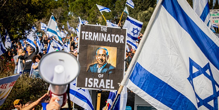 افسران عملیات ویژه رژیم اشغالگر به اعتراضات علیه نتانیاهو پیوستند