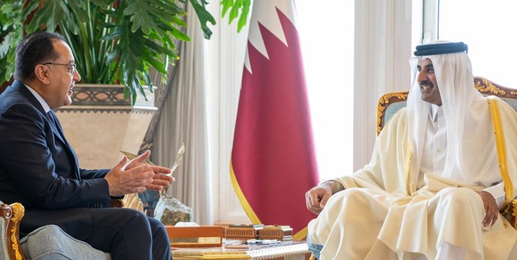 دیدار نخست وزیر مصر با امیر قطر