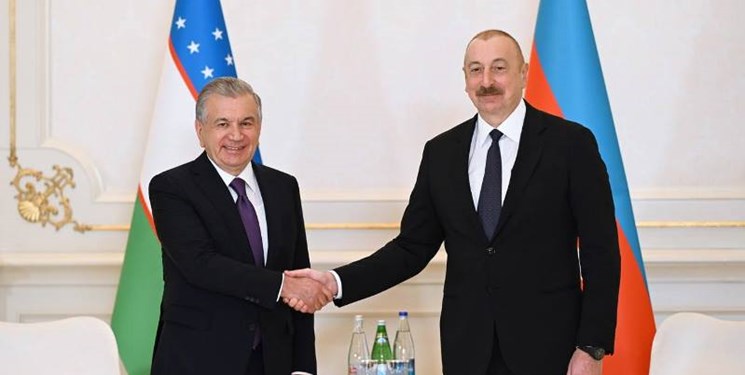 تاکید روسای جمهور ازبکستان و آذربایجان بر گسترش همکاری‌های عملی