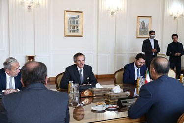 نشست رافائل گروسی مدیرکل آژانس بین‌المللی انرژی اتمی با حسین امیرعبداللهیان وزیر امور خارجه