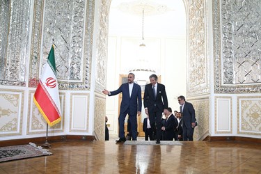 دیدار رافائل گروسی مدیرکل آژانس بین‌المللی انرژی اتمی با حسین امیرعبداللهیان وزیر امور خارجه