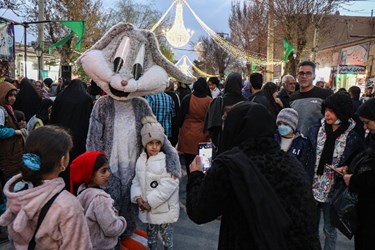 «آباده» غرق در شور و شادی جشن نیمه شعبان