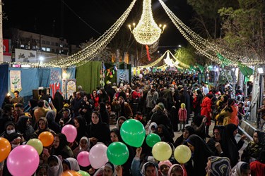 «آباده» غرق در شور و شادی جشن نیمه شعبان