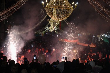 «آباده» غرق در شور و شادی جشن نیمه شعبان