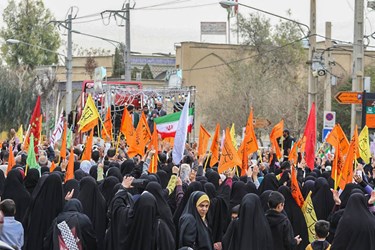 شادپیمایی  «حماسه حضور برای ظهور» در شیراز