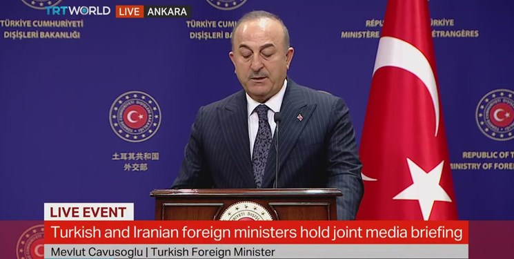 وزیر خارجه ترکیه: از ایران به خاطر حمایت‌هایش پس از فاجعه زلزله تشکر می‌کنیم