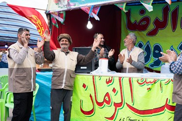 شادی عاشقان مهدوی در جشن 1189 امام زمان عج 