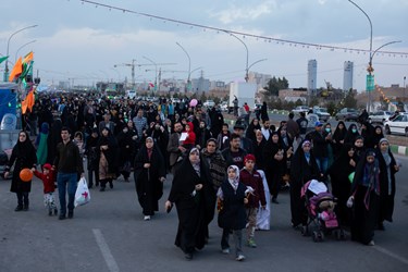 حضور پرشور عاشقان مهدوی در جشن 1189 امام زمان عج 