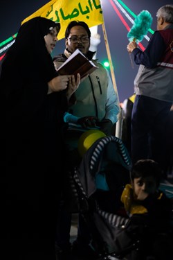 حضور پاکستانیان مقیم قم درجشن 1189 امام زمان عج 