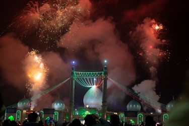 نور افشانی در جشن 1189 امام زمان عج 