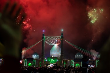 نور افشانی در جشن 1189 امام زمان عج 