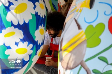 Giant Colored Eggs in Tehran to Welcome Persian New Year Norowz