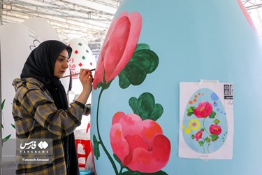 Giant Colored Eggs in Tehran to Welcome Persian New Year Norowz
