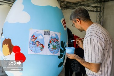 Giant Colored Eggs in Tehran to Welcome Persian New Year Norowz