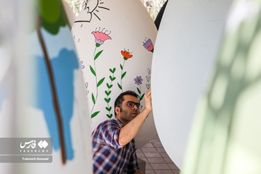 Giant Colored Eggs in Tehran to Welcome Persian New Year Norowz