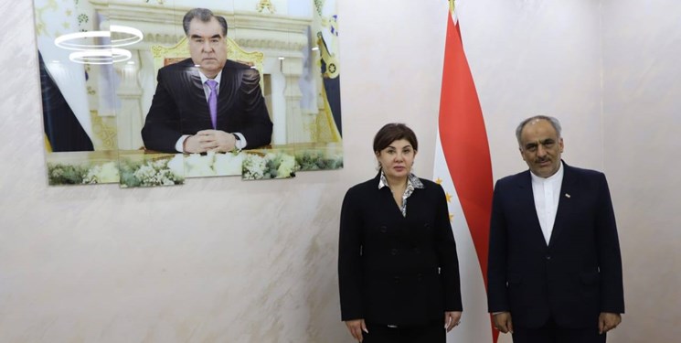 دیدار سفیر ایران با وزیر جدید کار، مهاجرت و اشتغال تاجیکستان