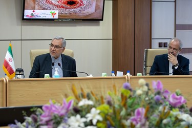 بهرام عین اللهی وزیر بهداشت در مراسم رونمایی از طرح ملی سلامت بخش