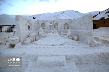 مهرجان «المدينة الثلجية» في كوهرنغ الايرانية