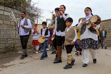 برگزاری نوروزخوانی در شهر تاریخی فرح‌آباد