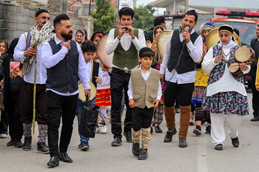 برگزاری نوروزخوانی در شهر تاریخی فرح‌آباد