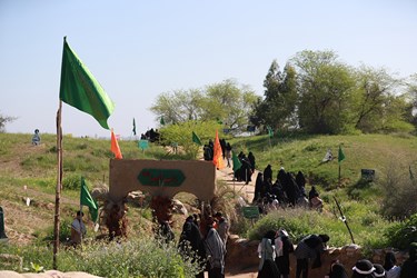 حضور دانشجویان همدان در سرزمین نور